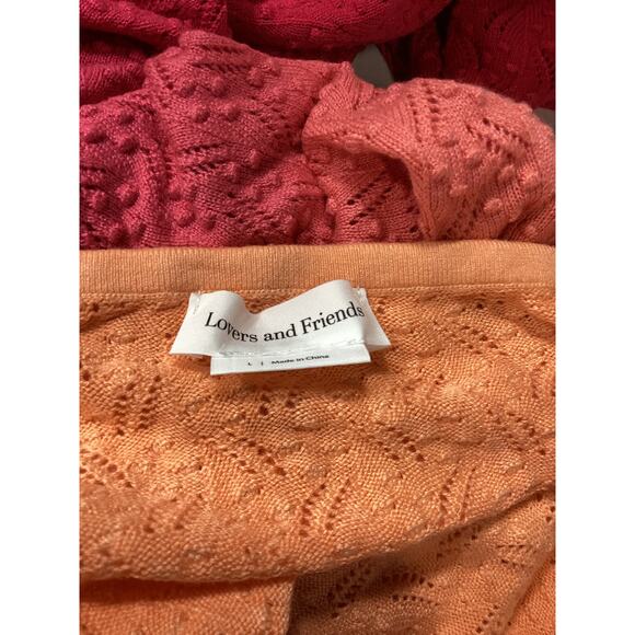 Lovers And Friends 'Solara Ombre' Orange Maxi Dress Size L - Picture 4 of 4